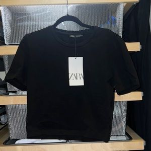 Zara NWT cropped t shirt